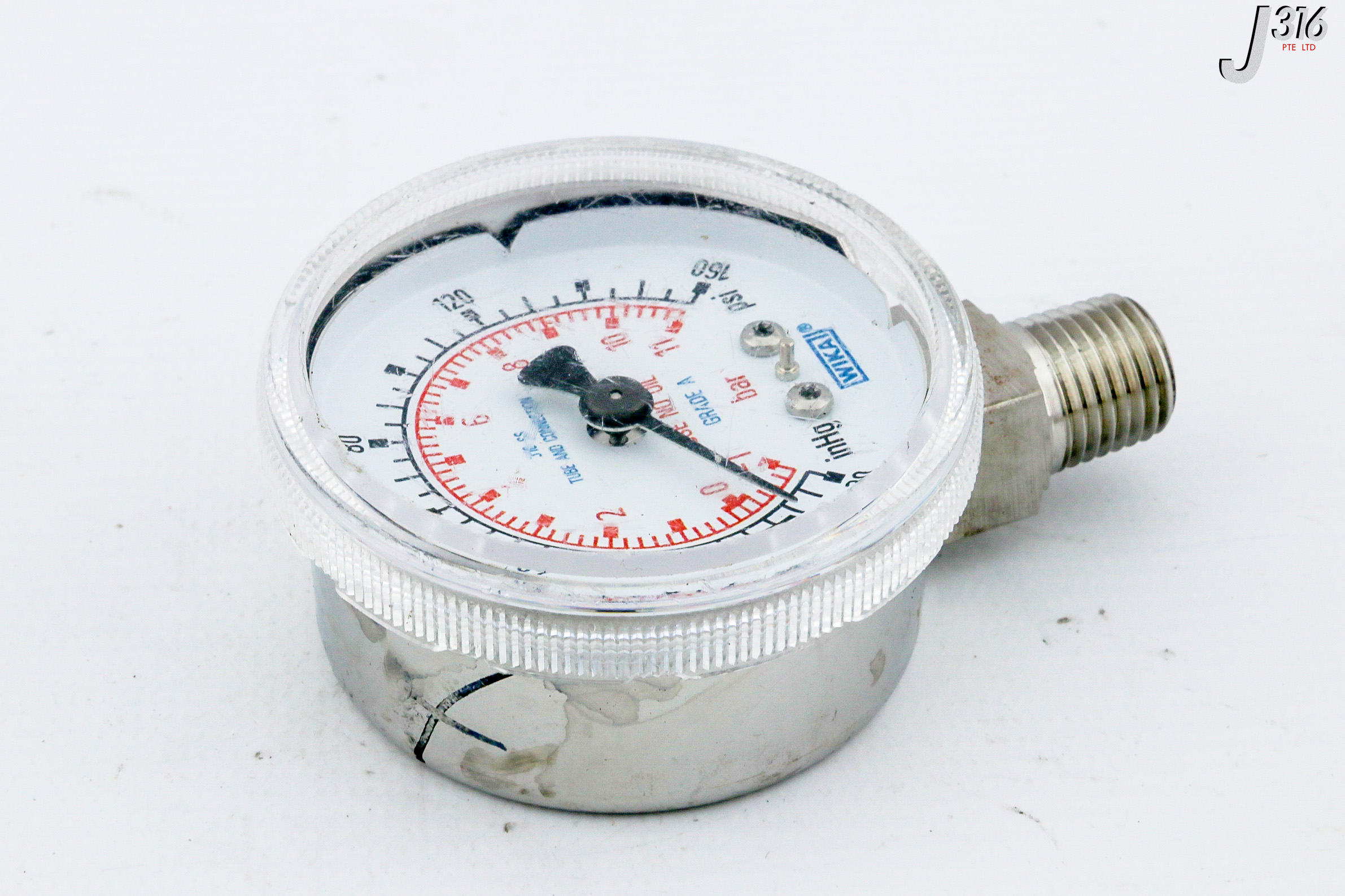 Wika Pressure Gauge Psi Ss Tube And Connection